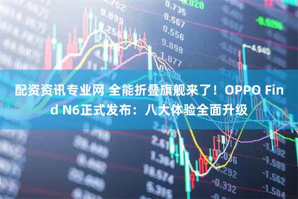 配资资讯专业网 全能折叠旗舰来了！OPPO Find N6正式发布：八大体验全面升级